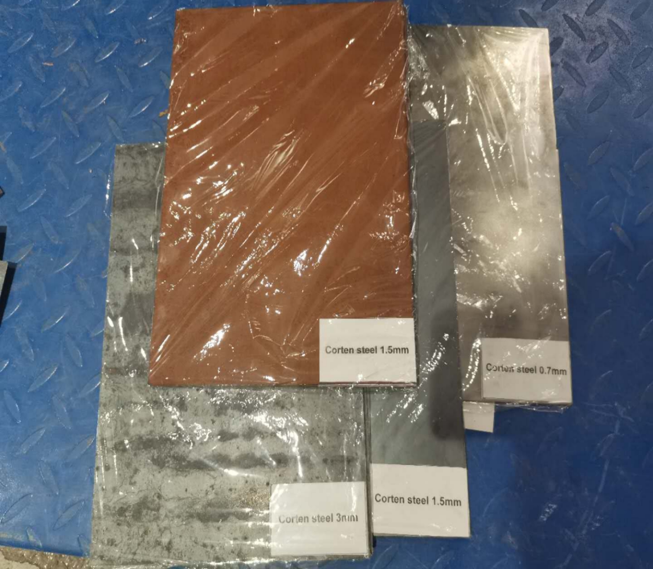 Rusting Corten Steel Sample for Customer